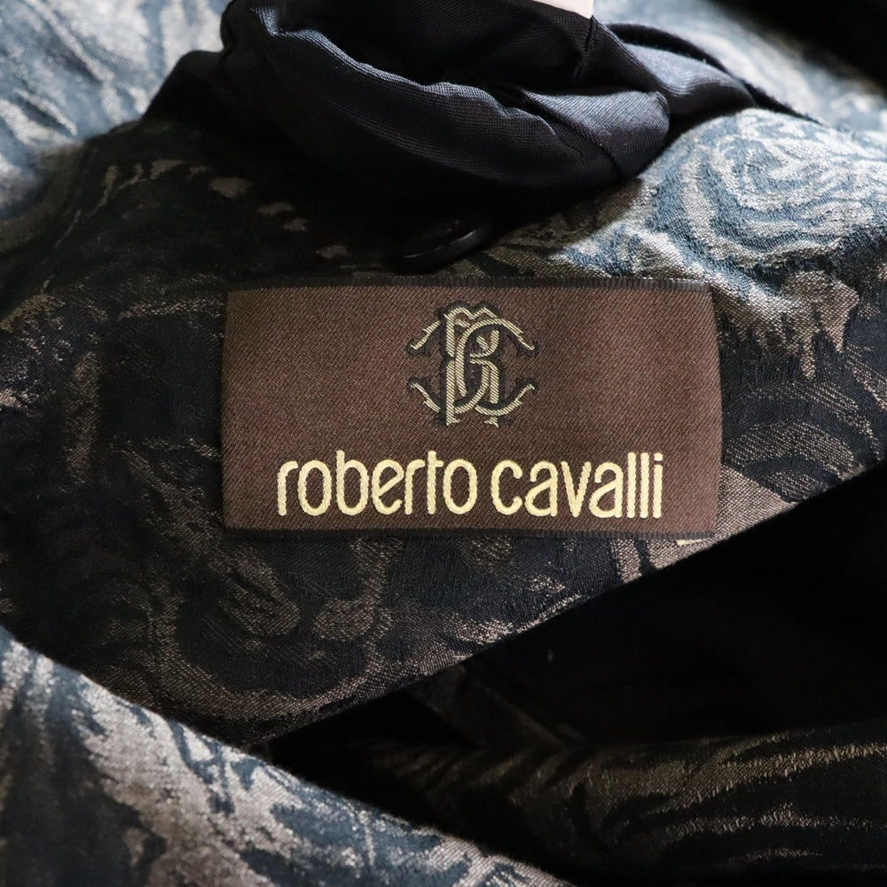 NO BRAND(ノーブランド) ROBRTO CAVALLI ロベルトカヴァリ タイガー総柄 テーラードジャケット ブラウン EN011A3301