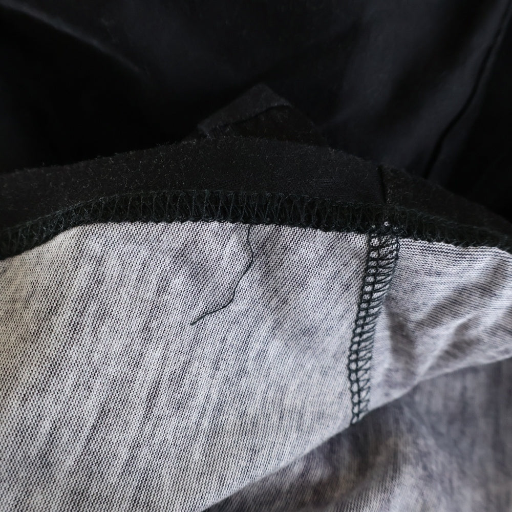 Ground Y(グラウンドワイ) 23SSドルマンスリーブバラ-百花繚乱 半袖プリントTシャツ ブラック GI-T13-024