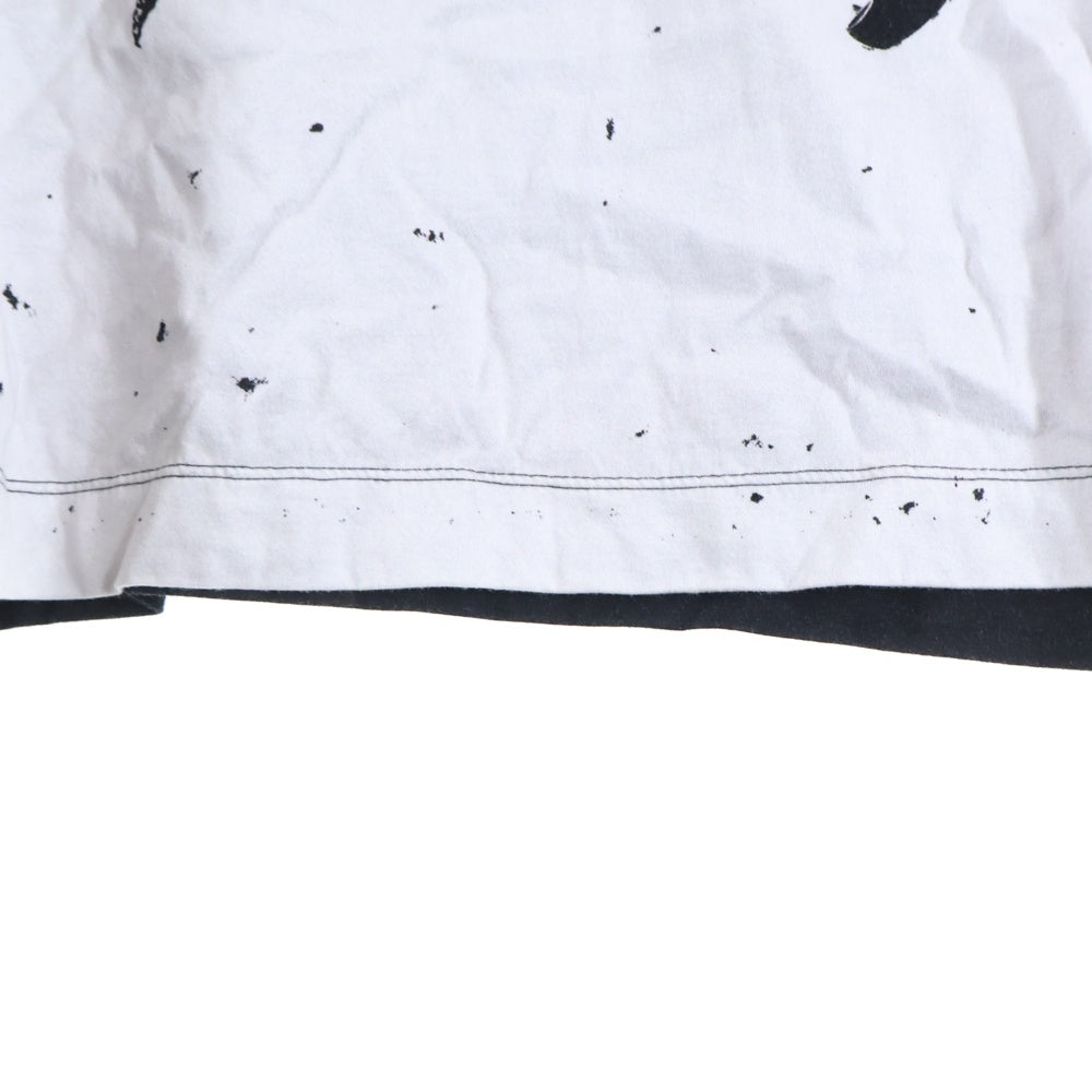 Ground Y(グラウンドワイ) ×CHAINSAW MAN Fox Devil Eyes Cotton TEE チェンソーマン フォックスデビルアイ 半袖プリントTシャツ ブラック GF-T08-013