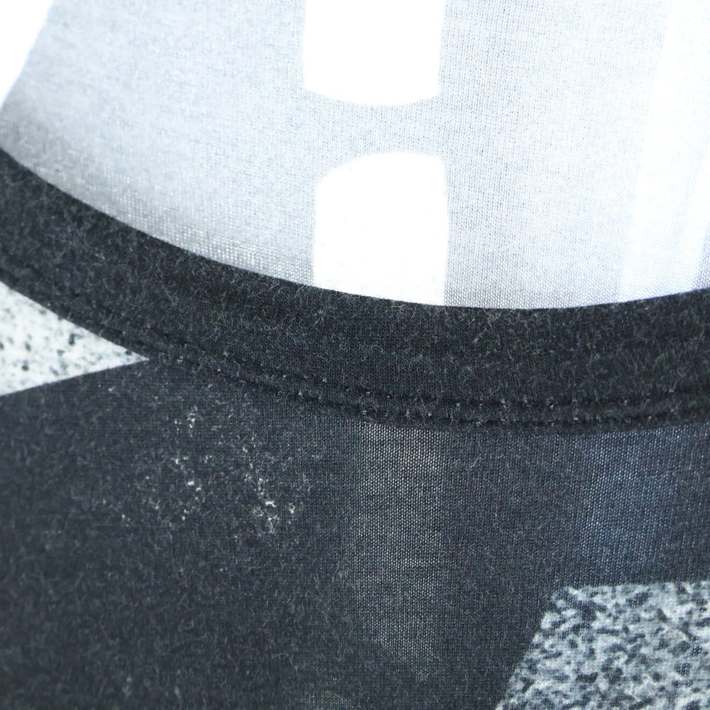 Ground Y(グラウンドワイ) ×呪術廻戦 総柄プリント オーバーサイズ半袖Tシャツ ブラック GN-T03-004