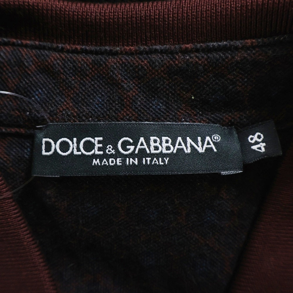 DOLCE & GABBANA(ドルチェアンドガッバーナ) 総柄デザイン 半袖ポロシャツ マルチ G8FX3T