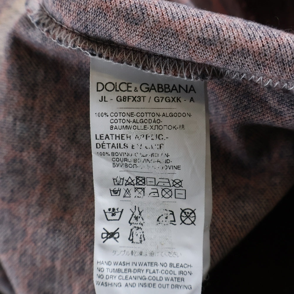 DOLCE & GABBANA(ドルチェアンドガッバーナ) 総柄デザイン 半袖ポロシャツ マルチ G8FX3T