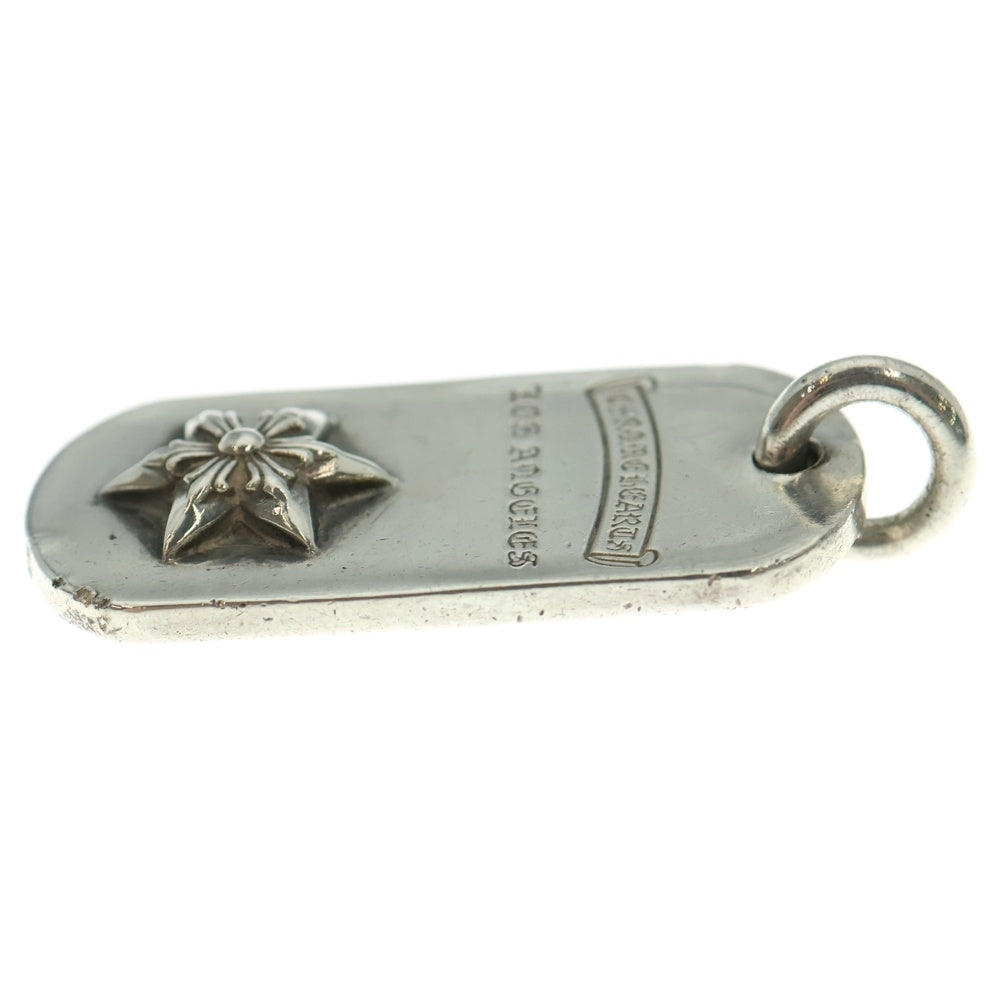 CHROME HEARTS(クロムハーツ) RAISED STAR DOG TAG レイズドスター ドッグタグ ロサンゼルス限定 ペンダントトップ シルバー