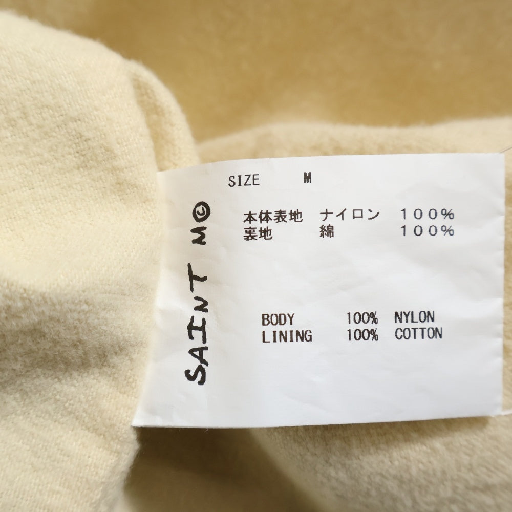 SAINT MICHAEL(セントマイケル) 23SS COACH JACKET UNKNOW ナイロンコーチジャケット ブラック SM-S23-0000-066