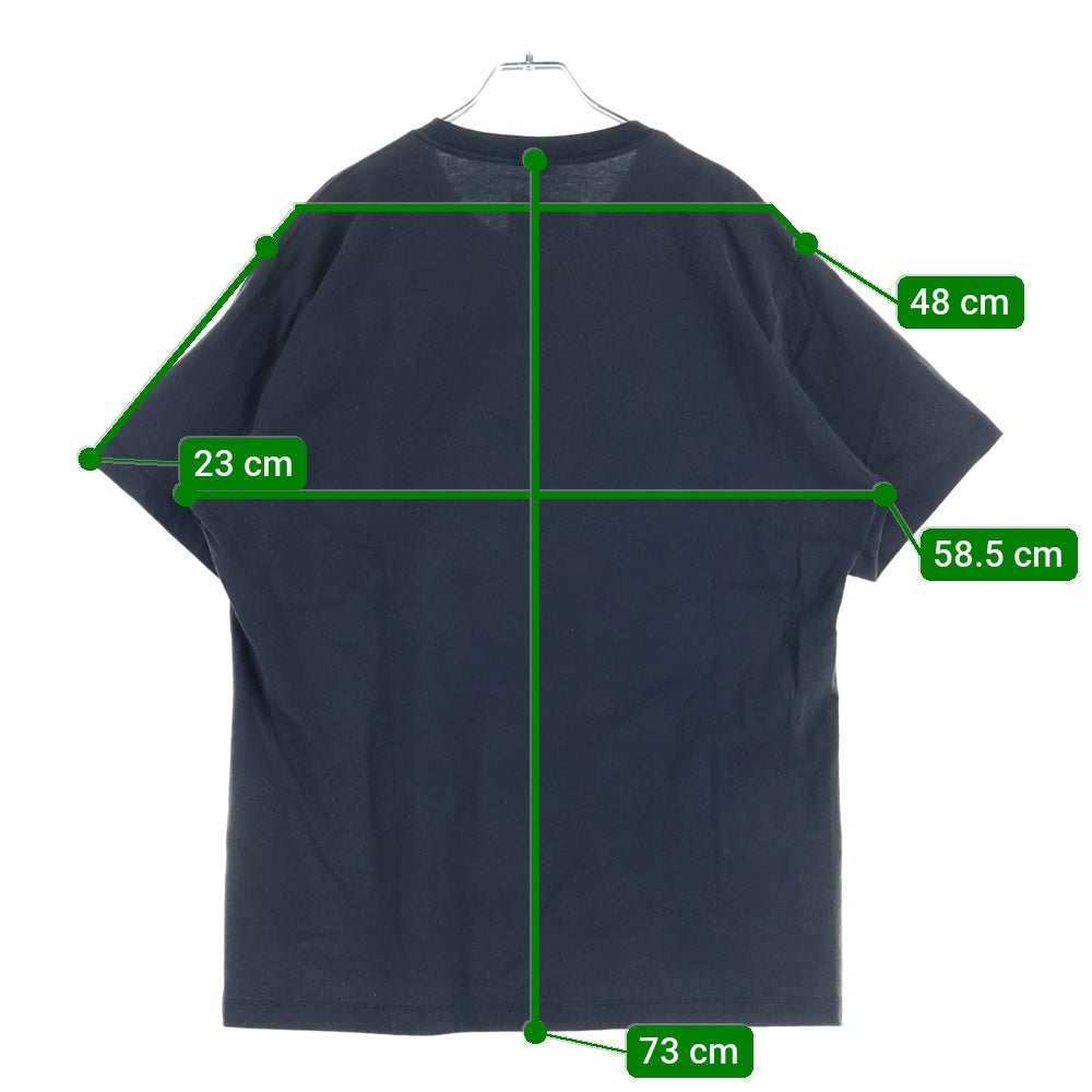 doublet(ダブレット) 24SS ANDROID PRINT T-SHIRT 半袖Tシャツ ブラック 24SS29CS310