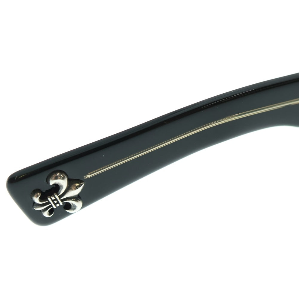 CHROME HEARTS(クロムハーツ) SEE YOU IN TEA フレアテンプル ウェリントンアイウェア 眼鏡 ブラック