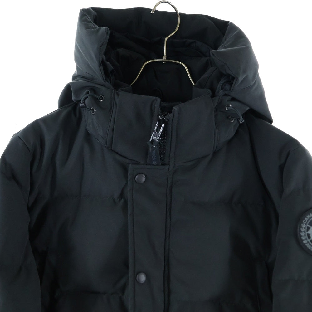 CANADA GOOSE(カナダグース) WYNDHAM PARKA BLACK LABEL ブラックレーベル ウィンダムパーカー ロゴワッペン ダウンジャケット ブラック 2048MB
