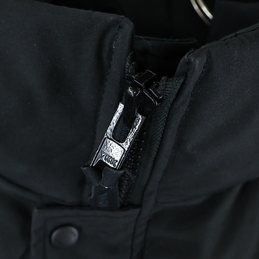 CANADA GOOSE(カナダグース) WYNDHAM PARKA BLACK LABEL ブラックレーベル ウィンダムパーカー ロゴワッペン ダウンジャケット ブラック 2048MB