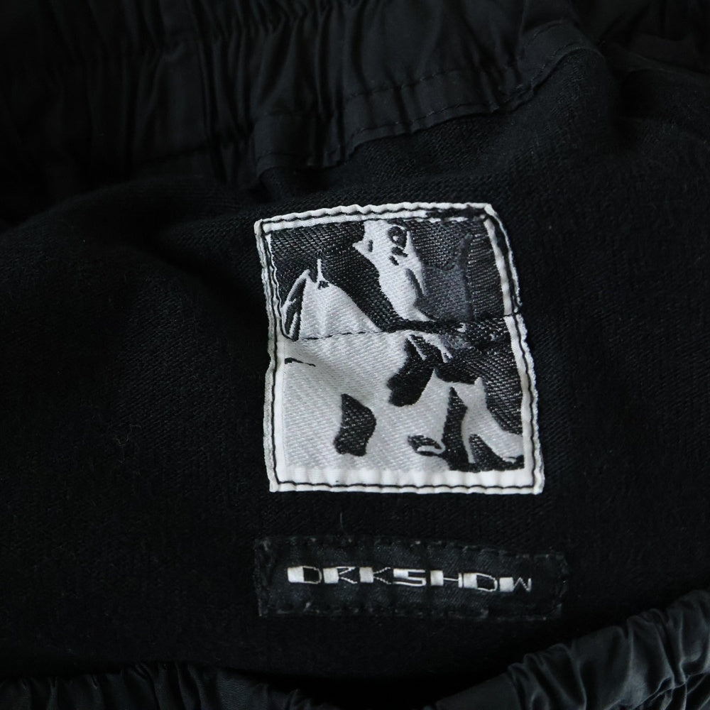DRKSHDW(ダークシャドウ) CREATCH CARGO DRAWSTRING クリーチカーゴ ドローストリング スウェットパンツ ブラック DU21S2376-RIG