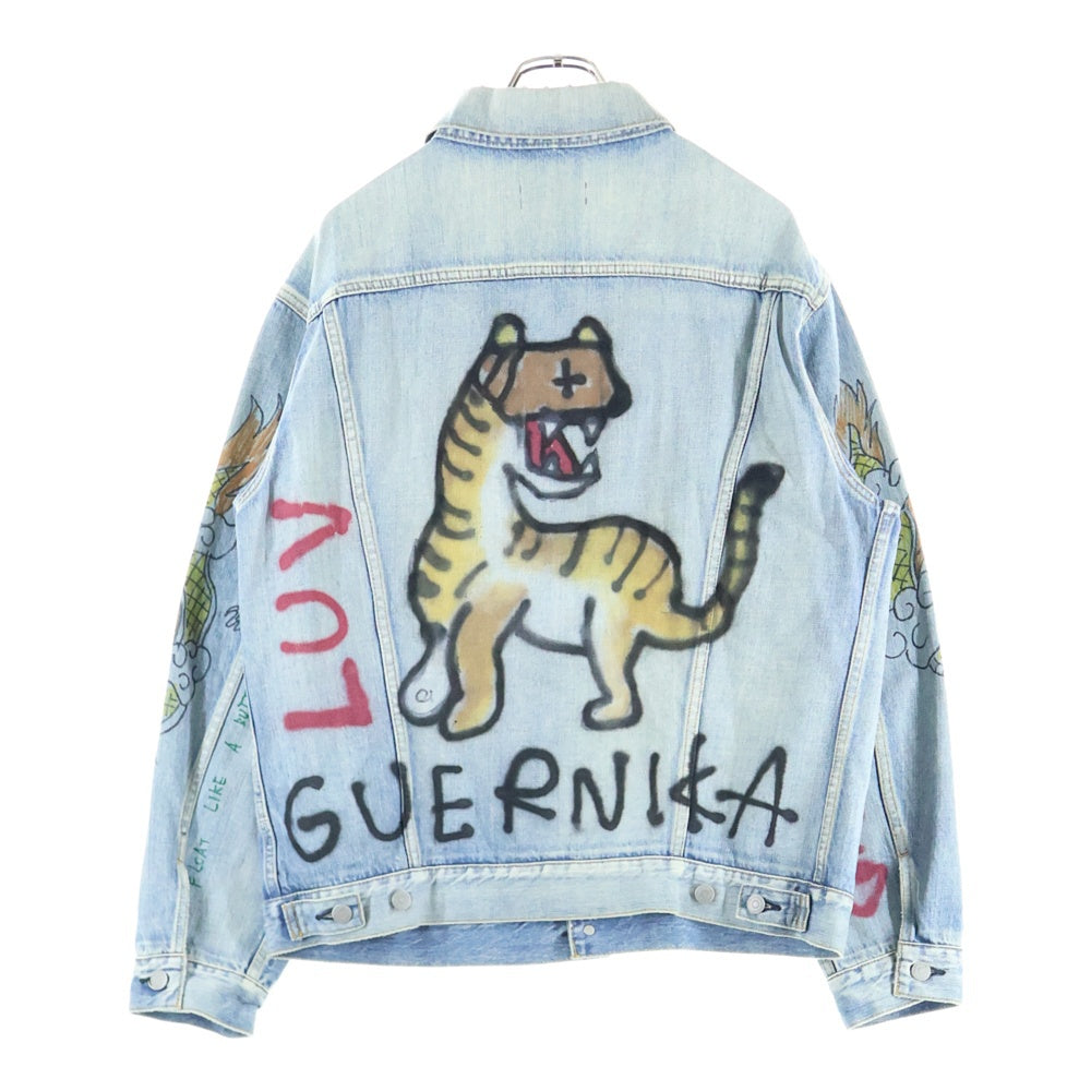 GUERNIKA(ゲルニカ) Graffiti Paint Denim Jacket グラフィティ デニムジャケット インディゴ GR-GDJ-1