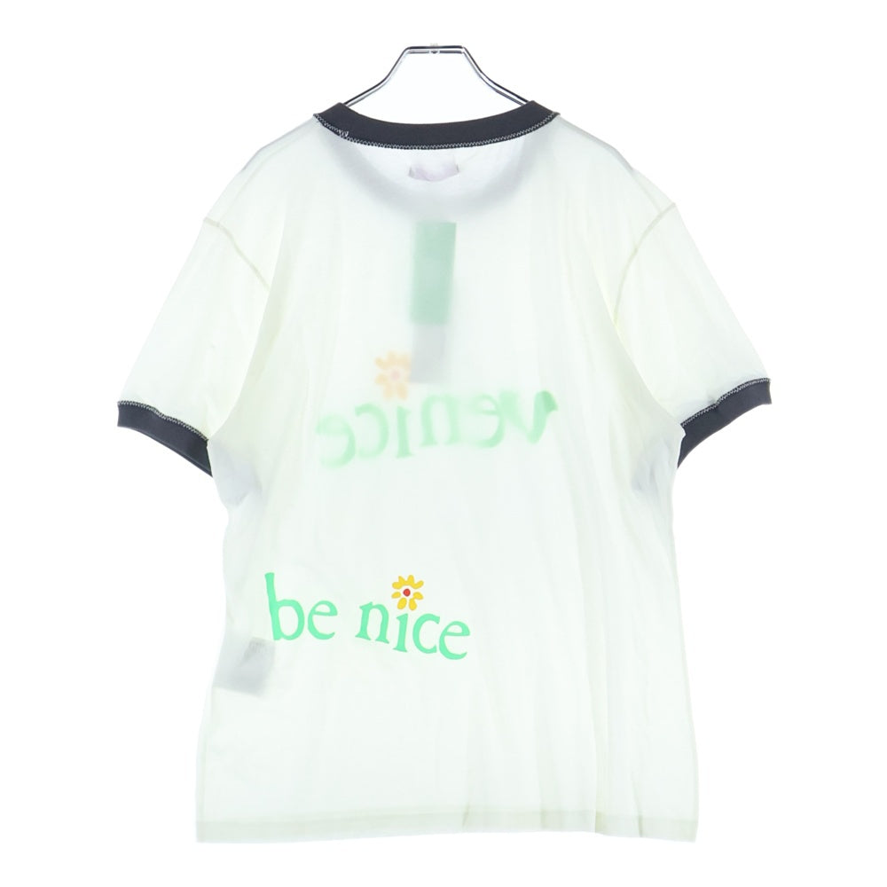 ERL(イーアールエル) Venice T-Shirt リンガーTシャツ 半袖Tシャツ ホワイト ERL08T006