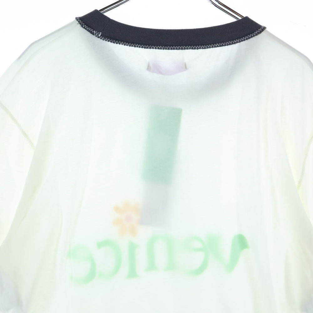 ERL(イーアールエル) Venice T-Shirt リンガーTシャツ 半袖Tシャツ ホワイト ERL08T006