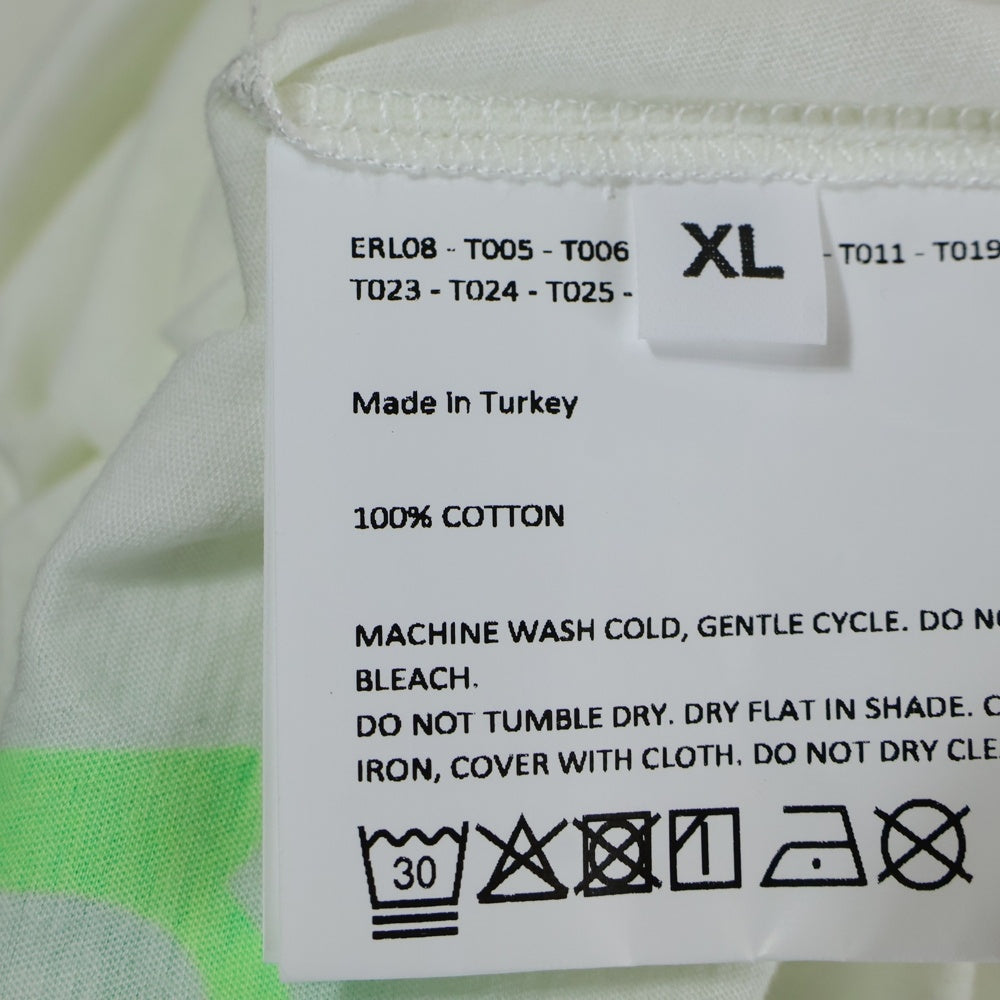 ERL(イーアールエル) Venice T-Shirt リンガーTシャツ 半袖Tシャツ ホワイト ERL08T006