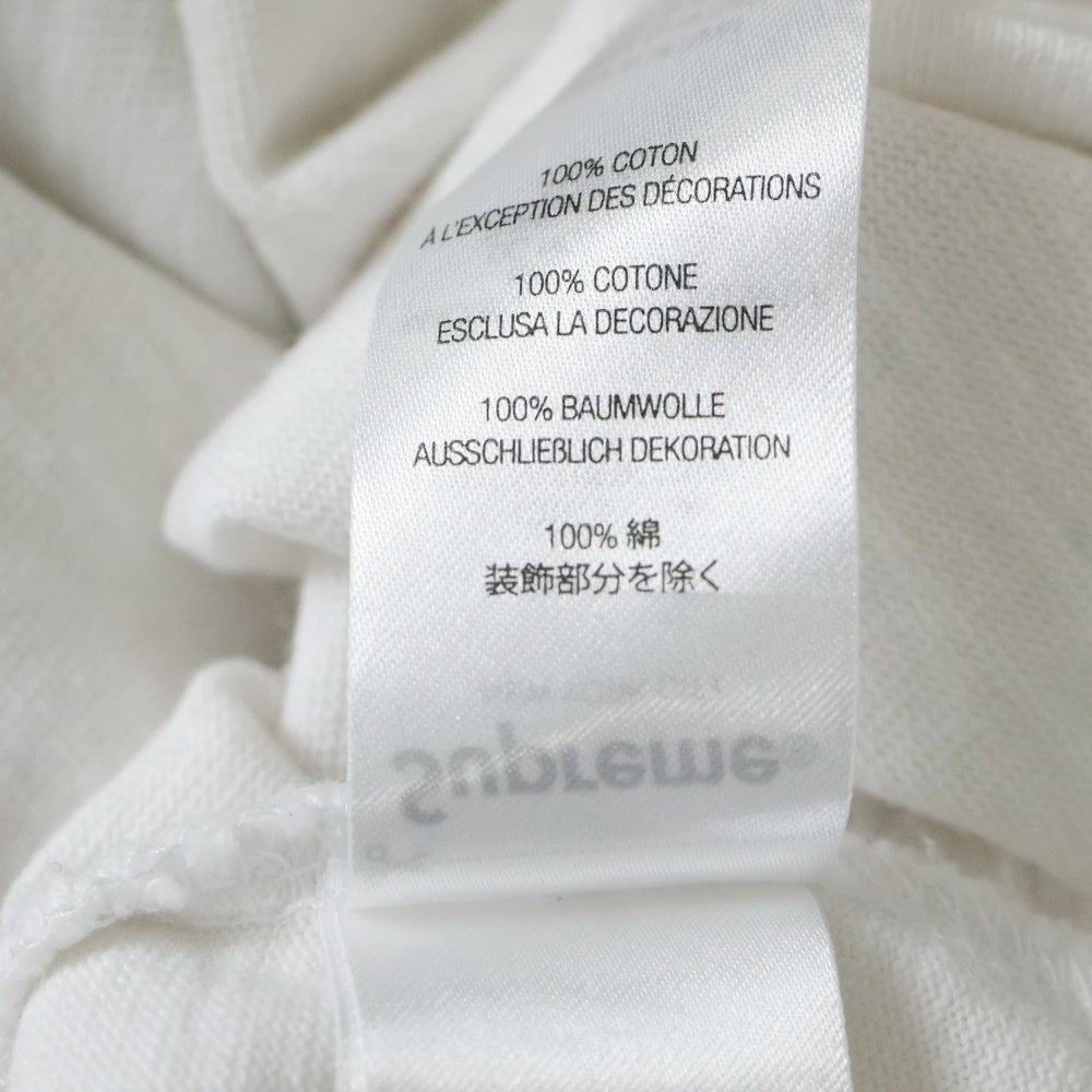 SUPREME(シュプリーム) 24SS S/S Pocket Tee ロゴ刺繍 半袖ポケットTシャツ ホワイト