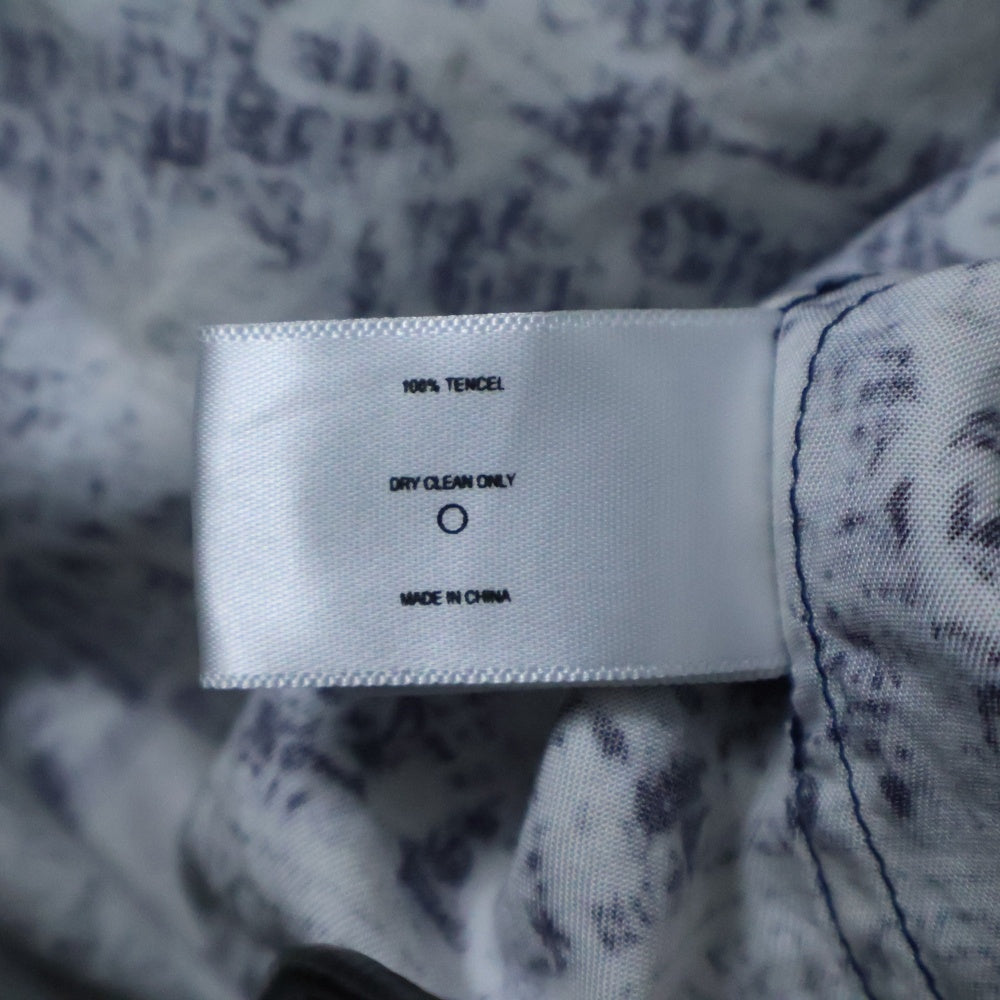 STAMPD(スタンプド) Rug Shirt 総柄半袖シャツ ネイビー