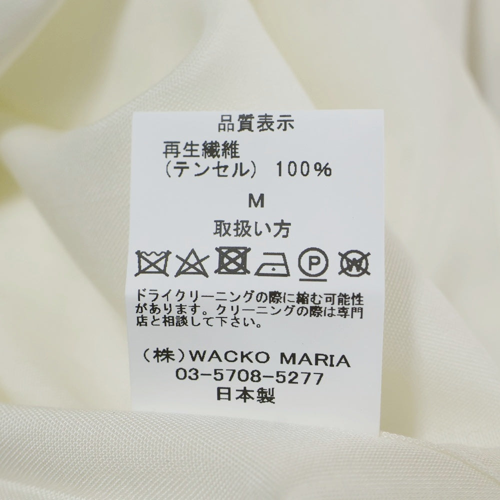 WACKO MARIA(ワコマリア) ×THE DARK KNIGHT TRILOGY S/S HAWAIIAN SHIRT -TYPE-5- ダークナイト ジョーカー ハワイアンシャツ 半袖シャツ アイボリー TDKT-WM-HI05