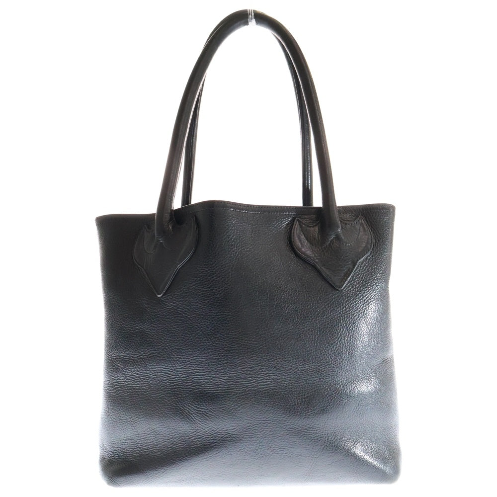 CHROME HEARTS(クロムハーツ) FS TOTE クロスパッチ レザートートバッグ ブラック