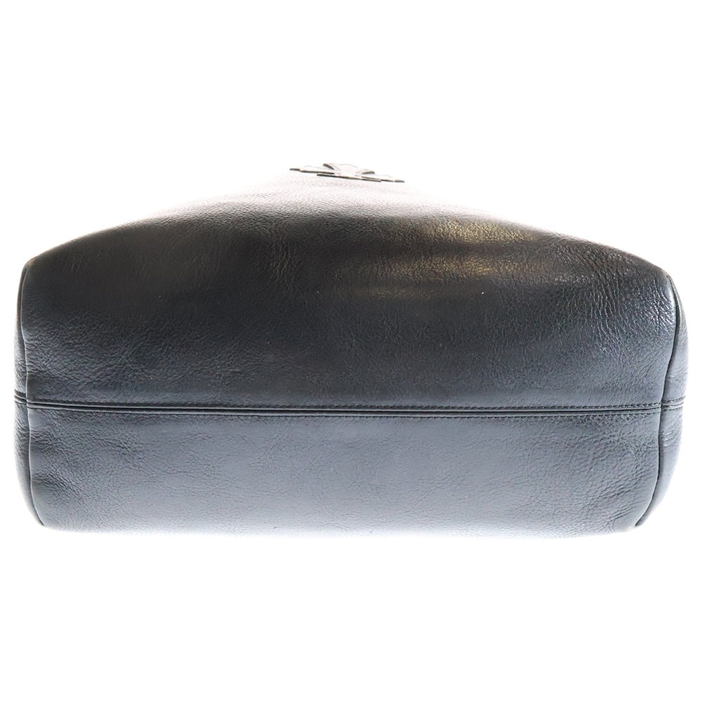 CHROME HEARTS(クロムハーツ) FS TOTE クロスパッチ レザートートバッグ ブラック