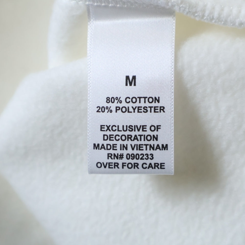 FEAR OF GOD ESSENTIALS(フィアオブゴッド エッセンシャルズ) SWEATSHIRT フロントラバーロゴ クルーネックスウェットトレーナー ホワイト