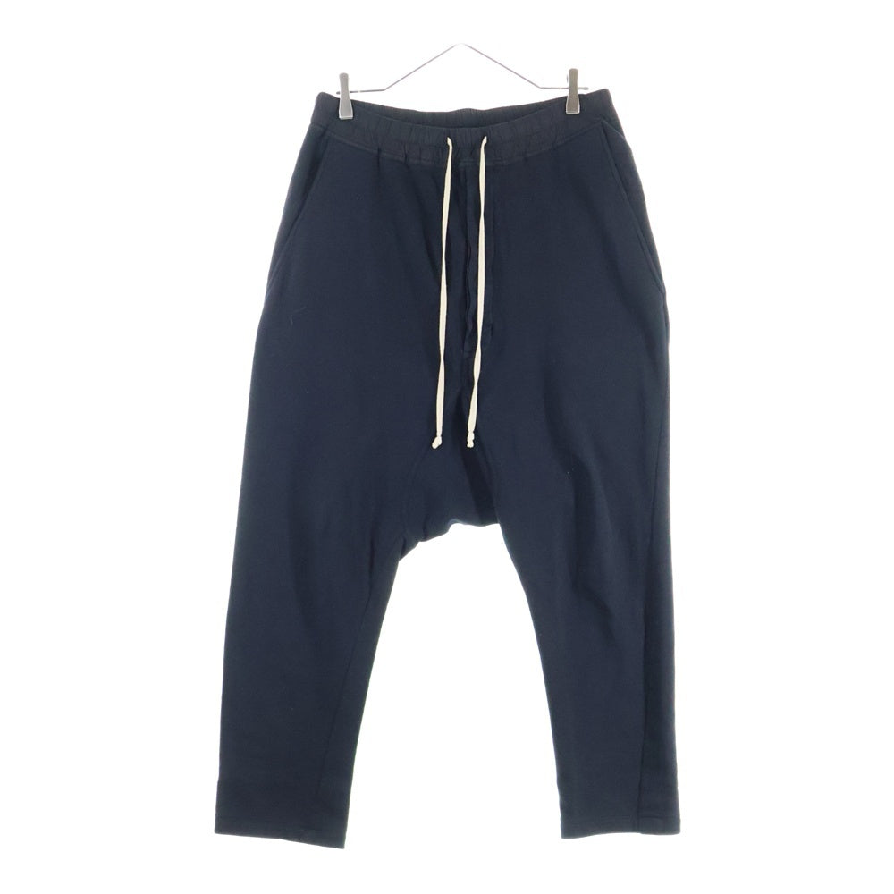 DRKSHDW(ダークシャドウ) 14AW Drawstring Saruel Pants ドローストリング スウェットサルエルパンツ ブラック DU14F4374-F