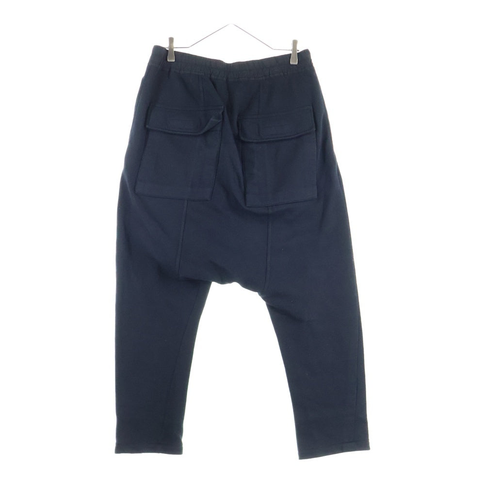 DRKSHDW(ダークシャドウ) 14AW Drawstring Saruel Pants ドローストリング スウェットサルエルパンツ ブラック DU14F4374-F