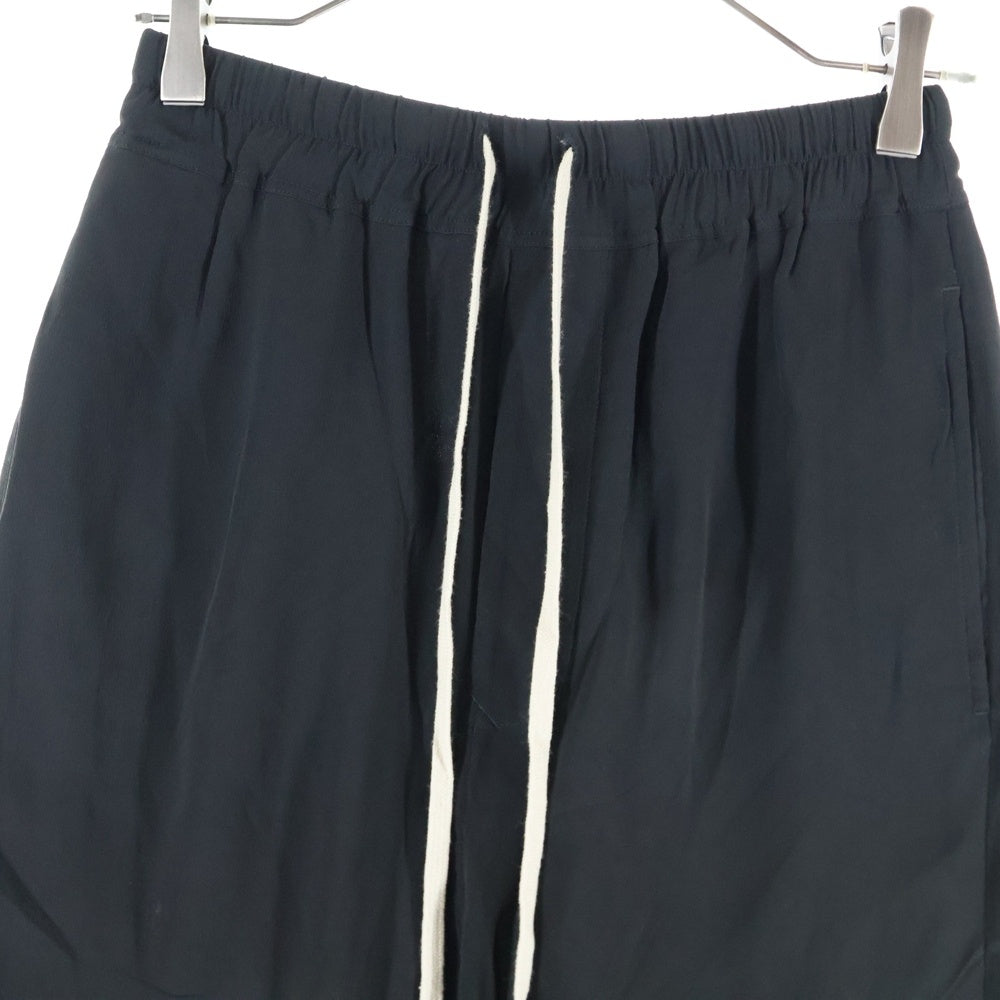 Rick Owens(リックオウエンス) 21SS Cropped Astaires Drawstring Pants ドローストリングパンツ ブラック RP21S3303-CC