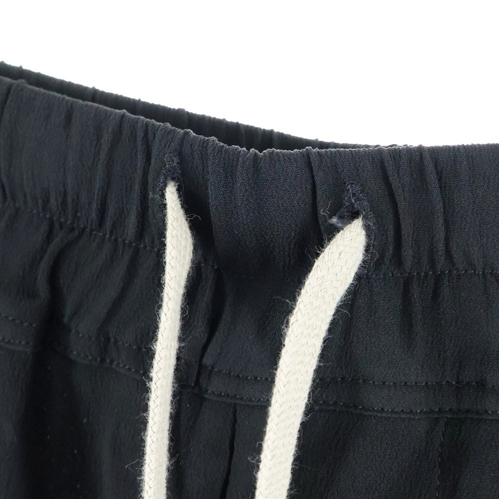 Rick Owens(リックオウエンス) 21SS Cropped Astaires Drawstring Pants ドローストリングパンツ ブラック RP21S3303-CC