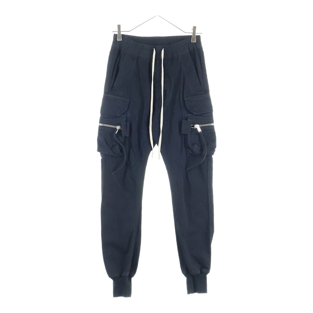 Rick Owens(リックオウエンス) 17AW Cargo Jog Drawstring Pants カーゴジョグ ドローストリングパンツ ブラック RU17F8390-BA