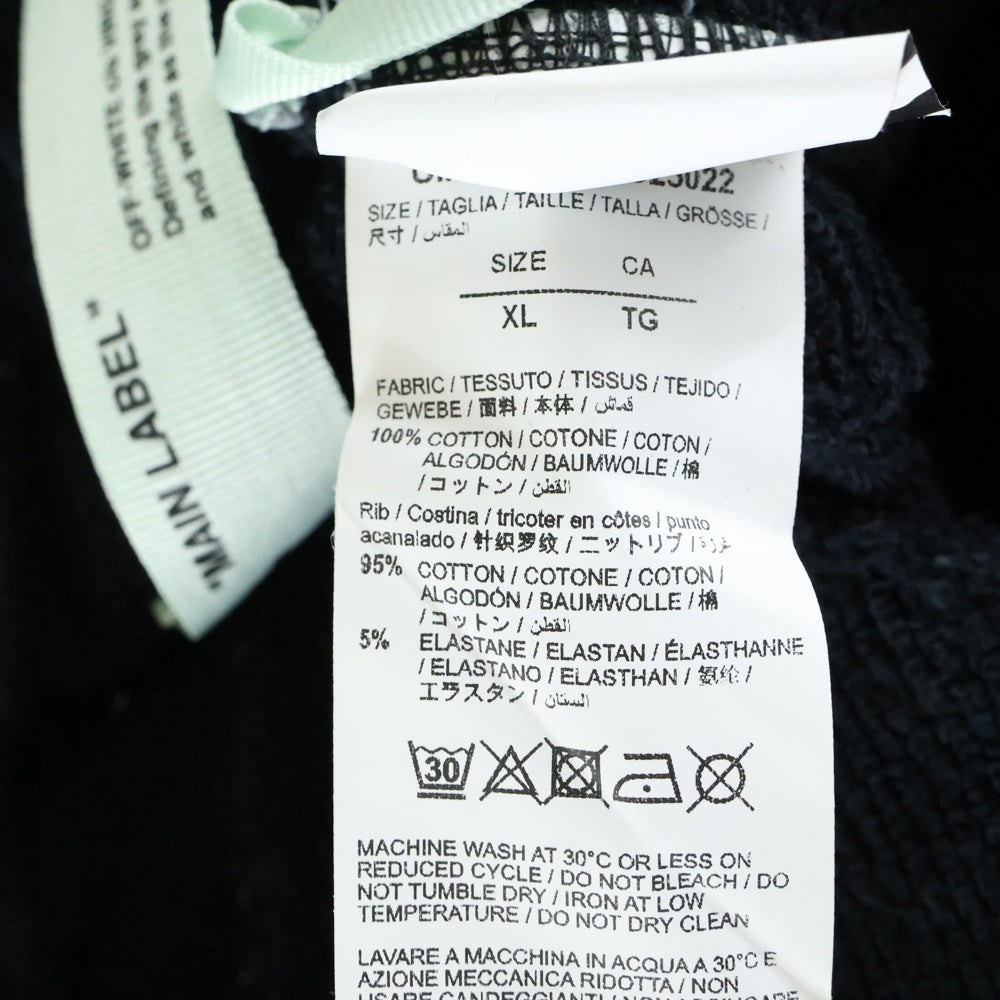 OFF-WHITE(オフホワイト) 19SS Cargo Sweatpants スウェットカーゴパンツ ブラック OMCH013S19D25022