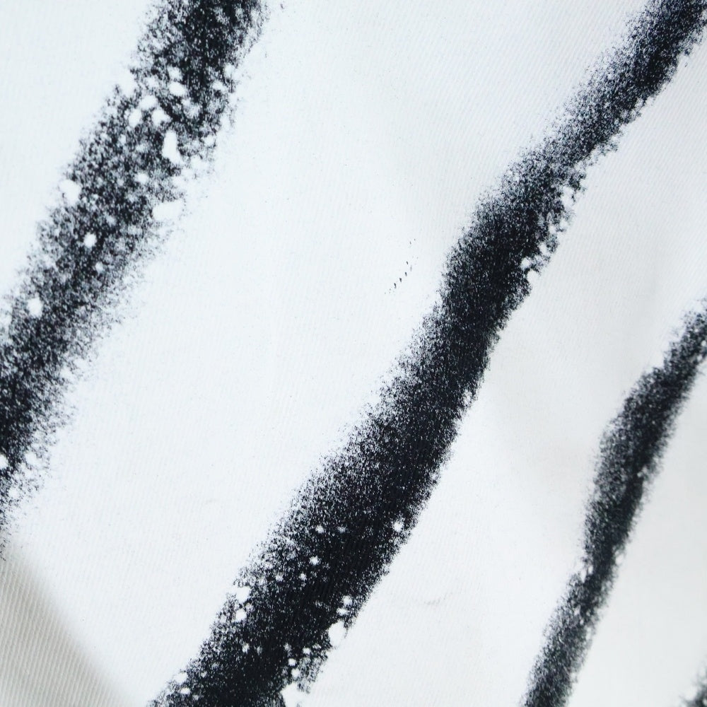 OFF-WHITE(オフホワイト) 17SS Spray Varsity Jacket スプレーロゴ ボンバージャケット ブラック