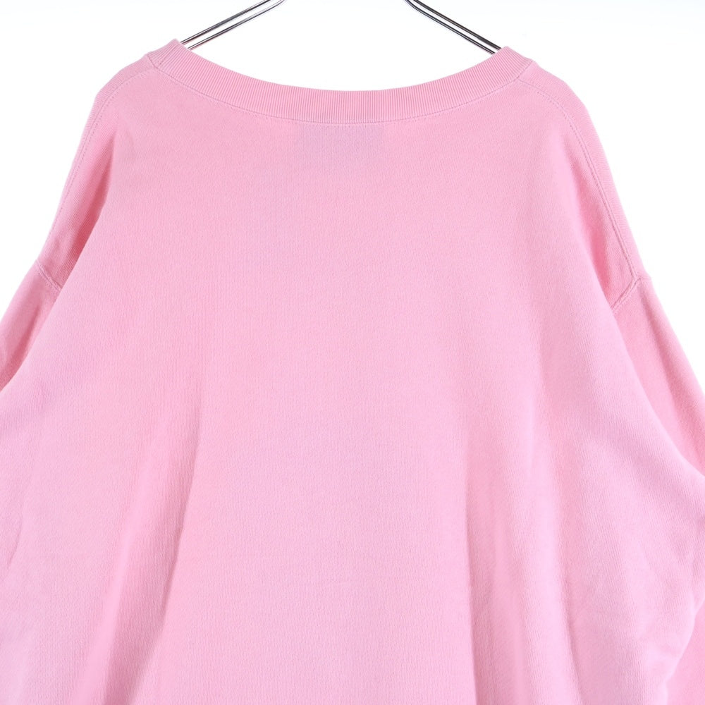 GUCCI(グッチ) 21SS ×ドラえもん Hoodie Doraemon 刺繍クルーネックスウェットトレーナー ピンク 617964 XJDIC