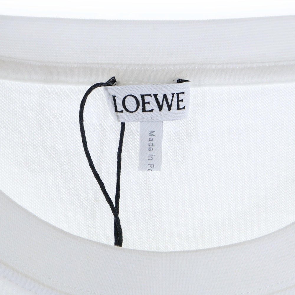 LOEWE(ロエベ) T-Shirt アナグラムロゴ刺繍 半袖Tシャツ ホワイト H526Y22X25