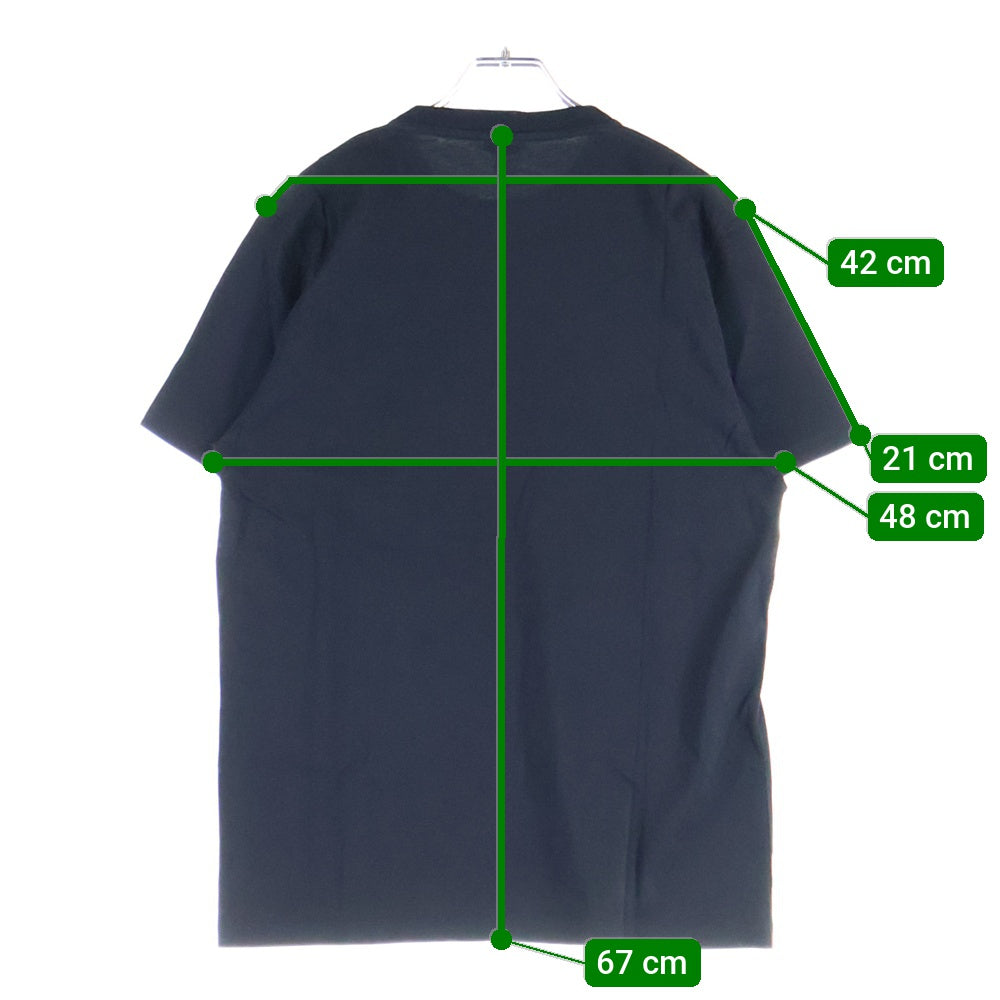 LOEWE(ロエベ) T-Shirt アナグラムロゴ刺繍 半袖Tシャツ ブラック H526Y22XAT