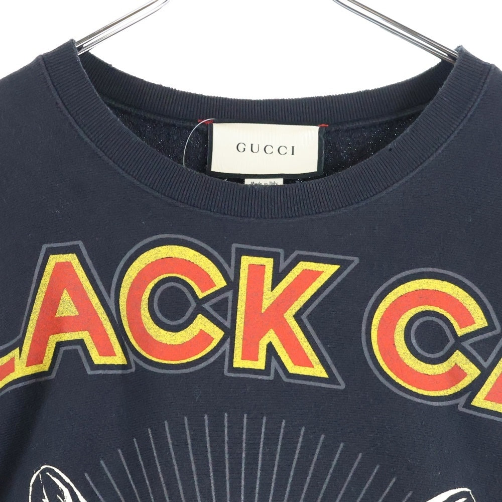 GUCCI(グッチ) Black Cat Sweatshirt ブラックキャット ダメージ GUCCI(グッチ) Black Cat Sweatshirt ブラックキャット ダメージ