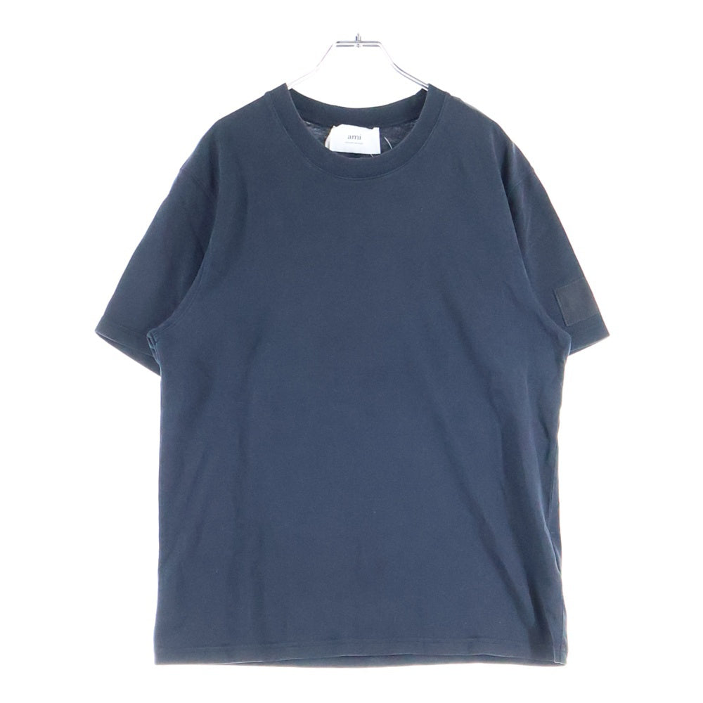 AMI Alexandre Mattiussi(アミアレクサンドルマテュッシ) T-Shirt バックロゴ刺繍 半袖Tシャツ ブラック