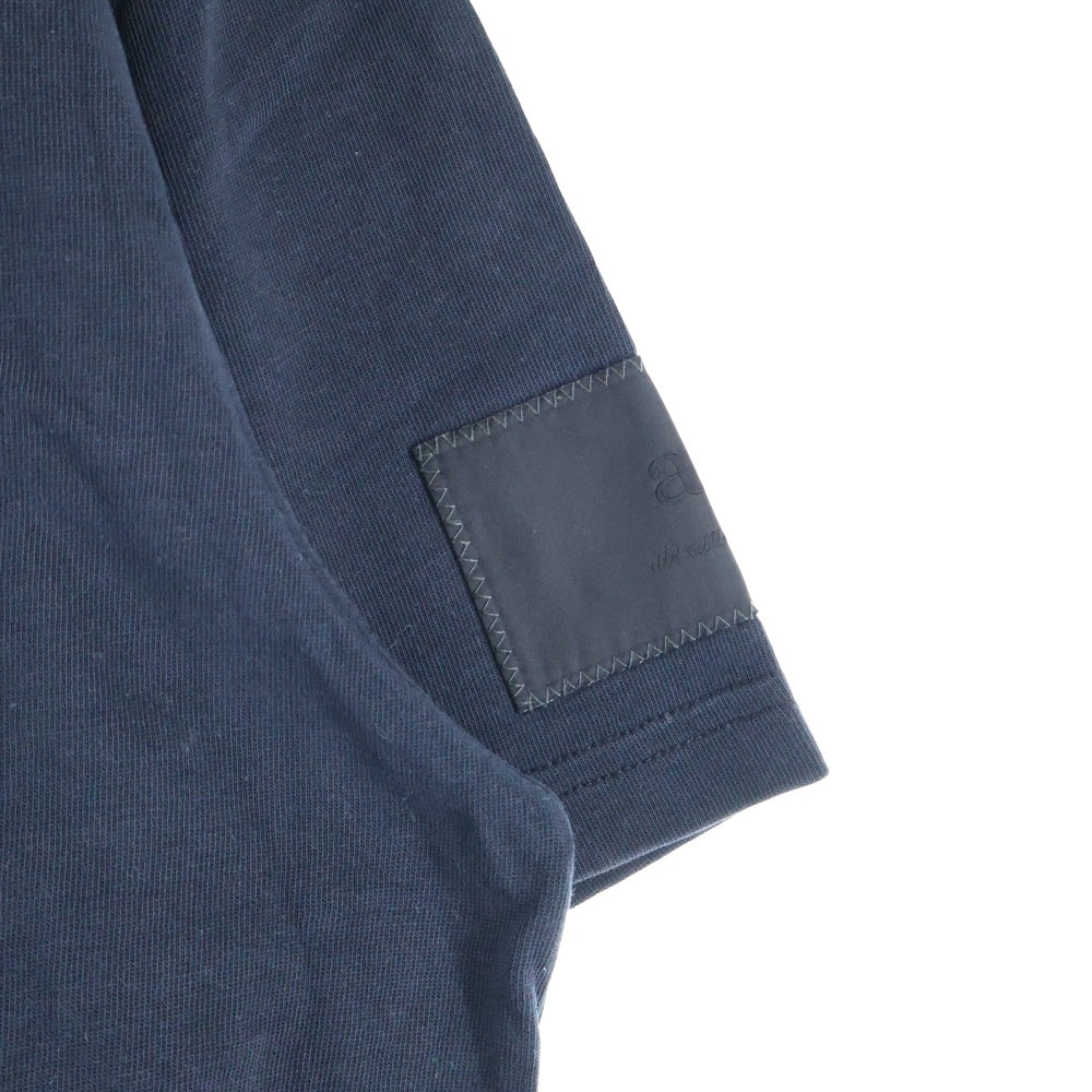 AMI Alexandre Mattiussi(アミアレクサンドルマテュッシ) T-Shirt バックロゴ刺繍 半袖Tシャツ ブラック