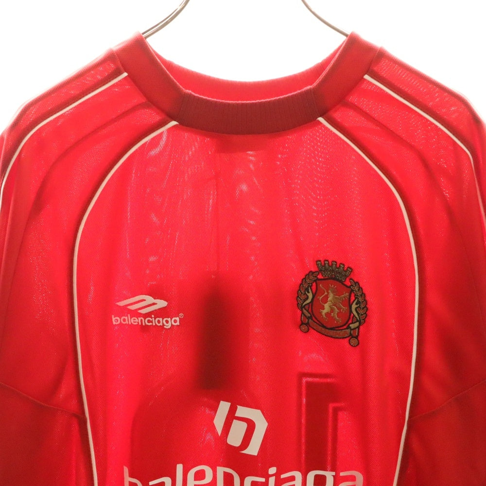 BALENCIAGA(バレンシアガ) 24SS Paris Soccer Oversized T-Shirt Tokyo Aoyama パリ サッカーシリーズ 青山限定 オーバーサイズ サッカージャージ ユニフォーム 半袖Tシャツ 777705 TPVR5