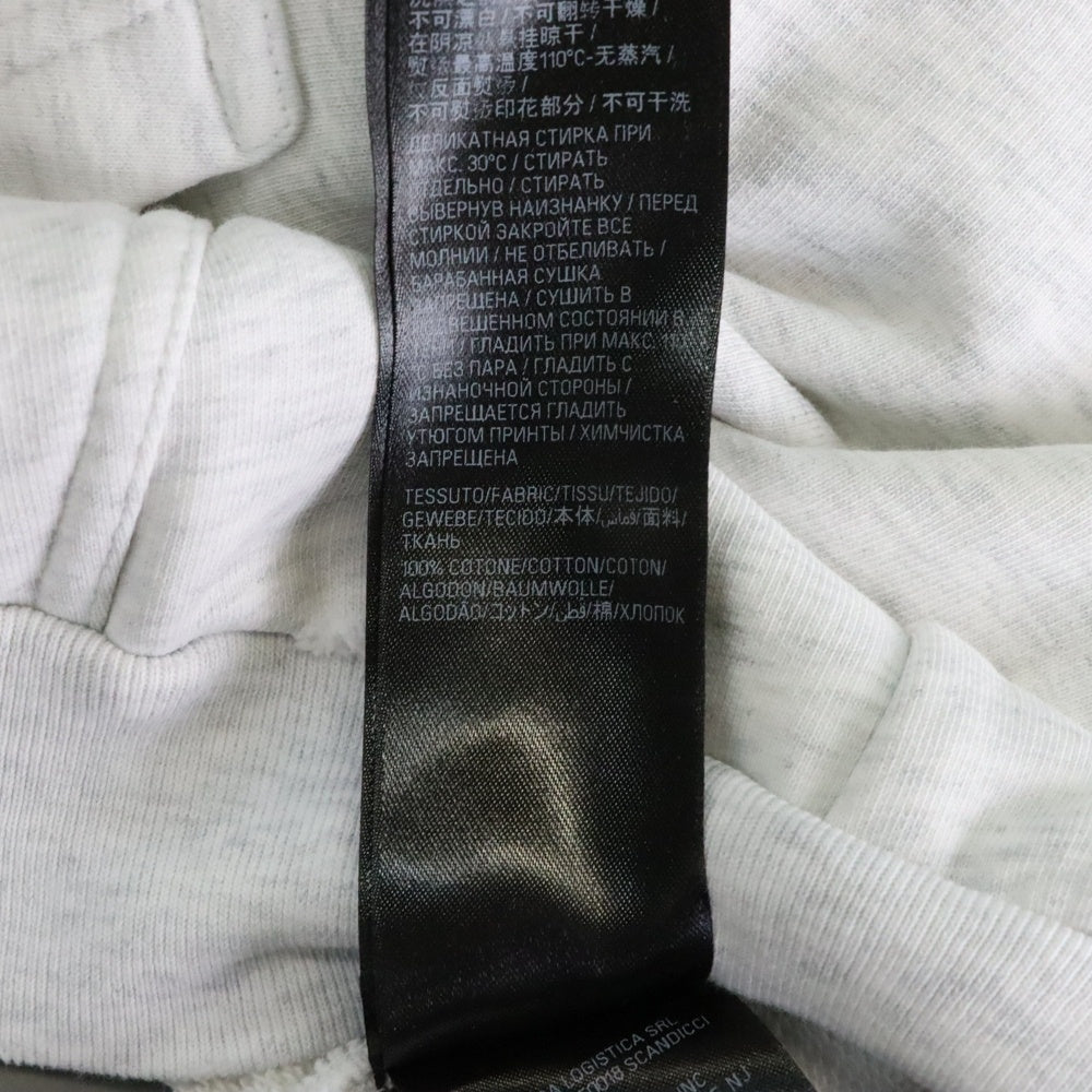 BALENCIAGA(バレンシアガ) 24SS Music Archive Series Connected Zip Up Hoodie アーカイブロゴ ダメージ加工 ジップアップスウェットパーカー フーディー グレー 744457 TQVA6