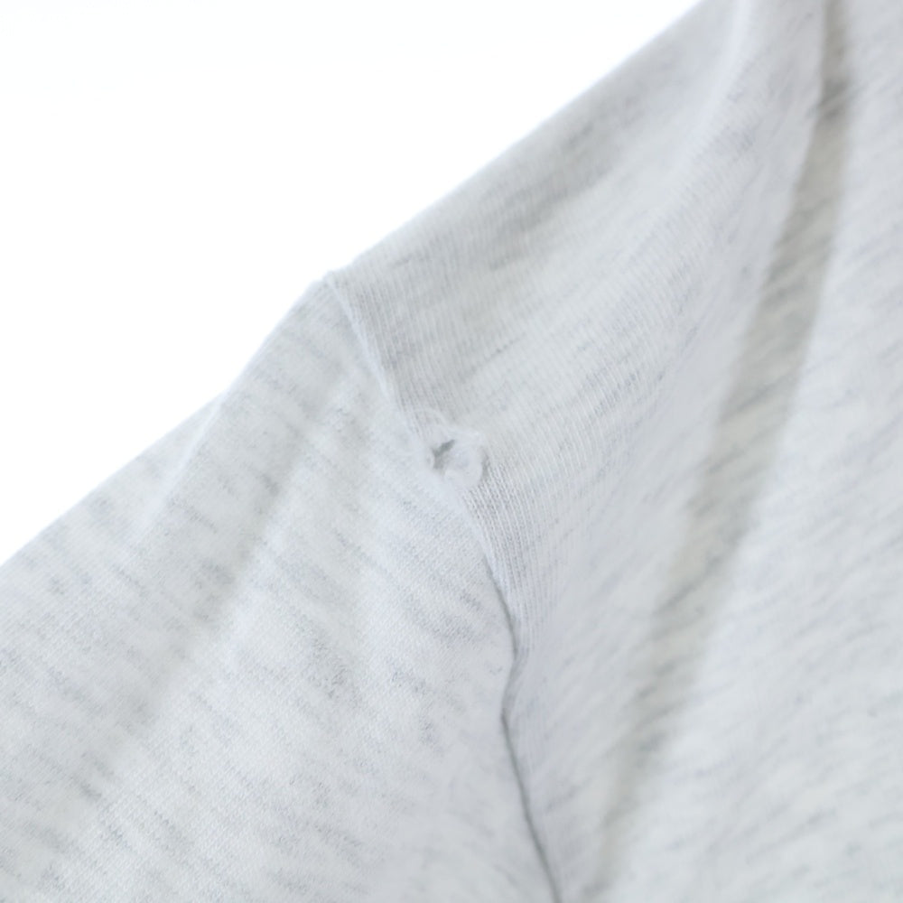 BALENCIAGA(バレンシアガ) 24SS Music Archive Series Connected L/S T-Shirt アーカイブロゴ ダメージ加工 長袖Tシャツ ロンT グレー 781245 TQVA1