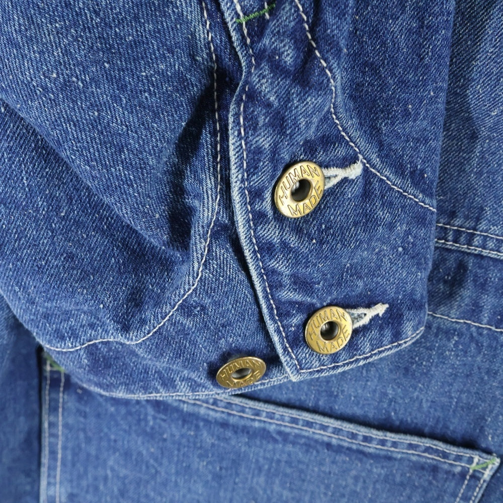 HUMAN MADE(ヒューマンメイド) 24SS DENIM COVERALLJACKET バック刺繍