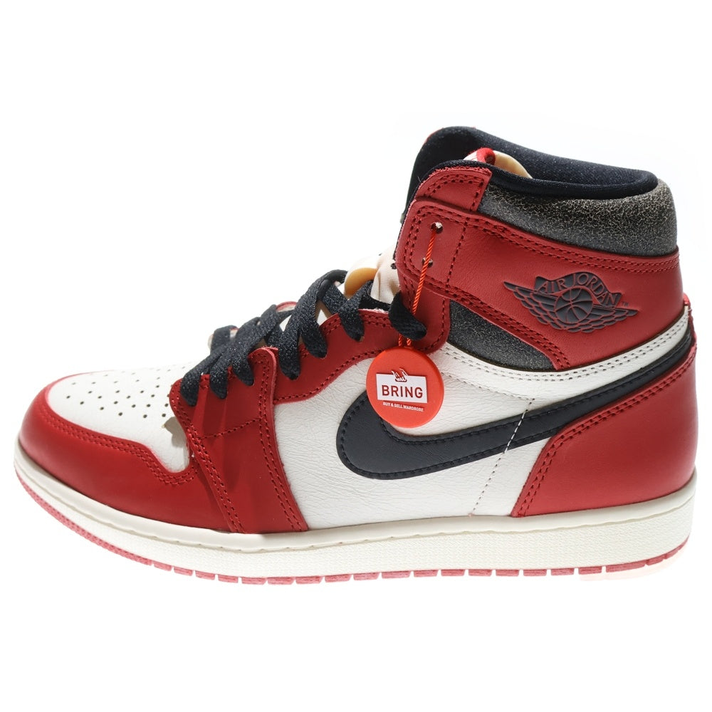 NIKE(ナイキ) AIR JORDAN 1 HIGH OG LOST & FOUND CHICAGO DZ5485-612 エアジョーダン1 ロスト&ファウンド シカゴ ハイカットスニーカー US10/28cm ホワイト/レッド
