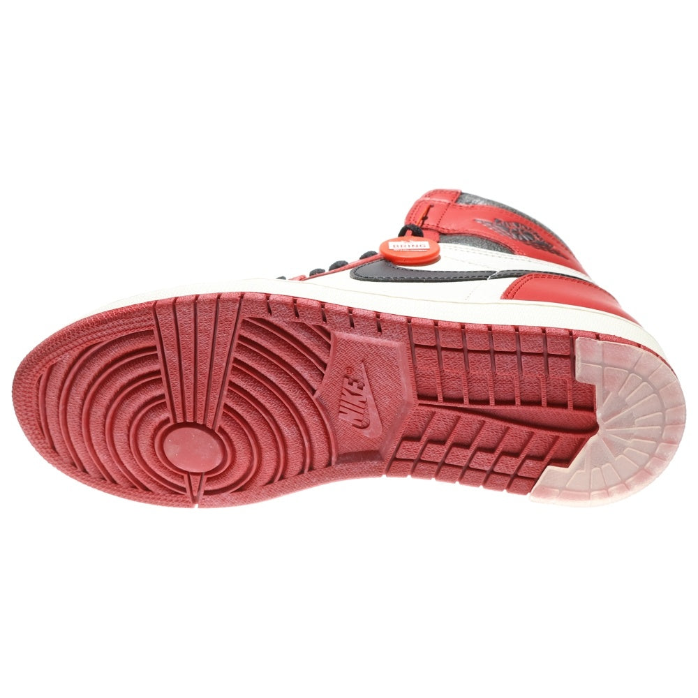 NIKE(ナイキ) AIR JORDAN 1 HIGH OG LOST & FOUND CHICAGO DZ5485-612 エアジョーダン1 ロスト&ファウンド シカゴ ハイカットスニーカー US10/28cm ホワイト/レッド