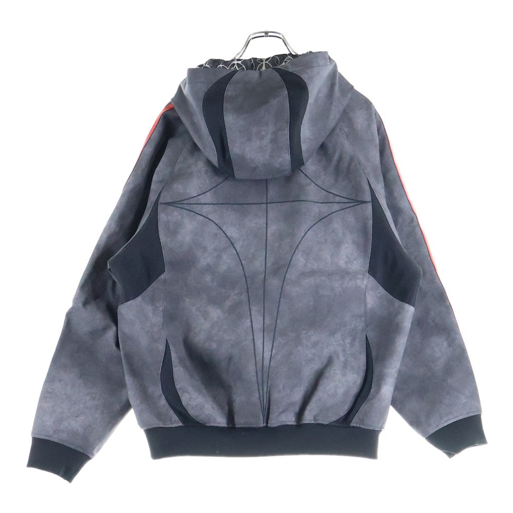 THUG CLUB(サグクラブ) ×adidas TEAMGEIST FAUX LEATHER JACKET アディダス ロゴプレート フェイクレザージャケット KC2231