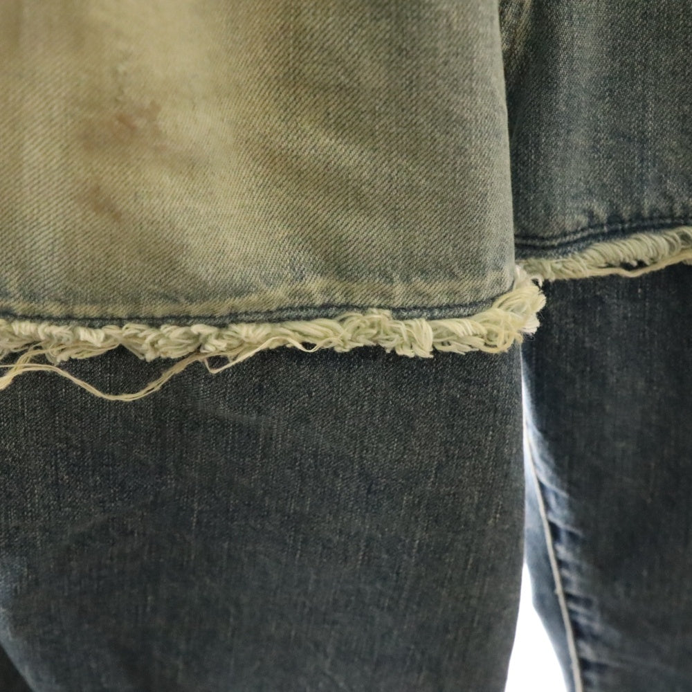 Jieda(ジエダ) 23AW 2TONE BAGGY DENIM PANTS 2トーン バギーデニムパンツ インディゴ Jie-23W-PT02