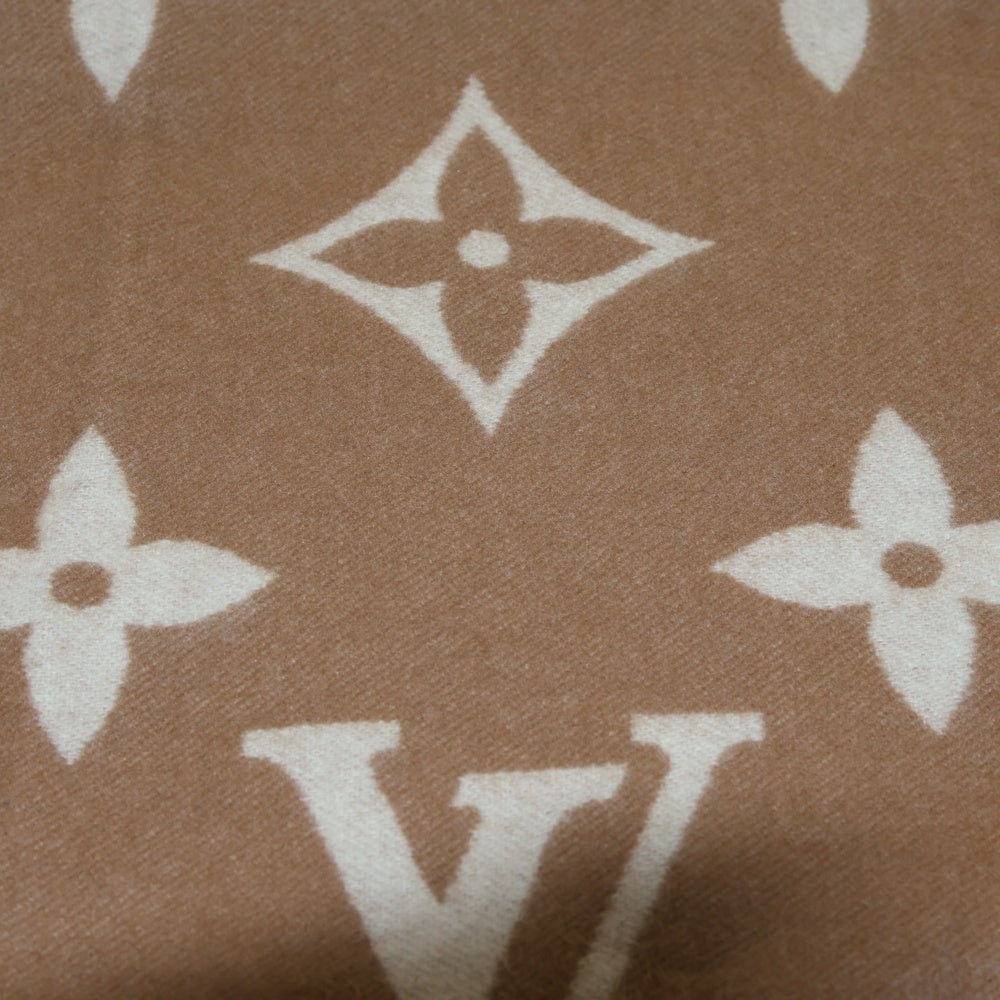 LOUIS VUITTON(ルイヴィトン) モノグラム エシャルプ レイキャビック カシミヤ マフラー ベージュ M76067