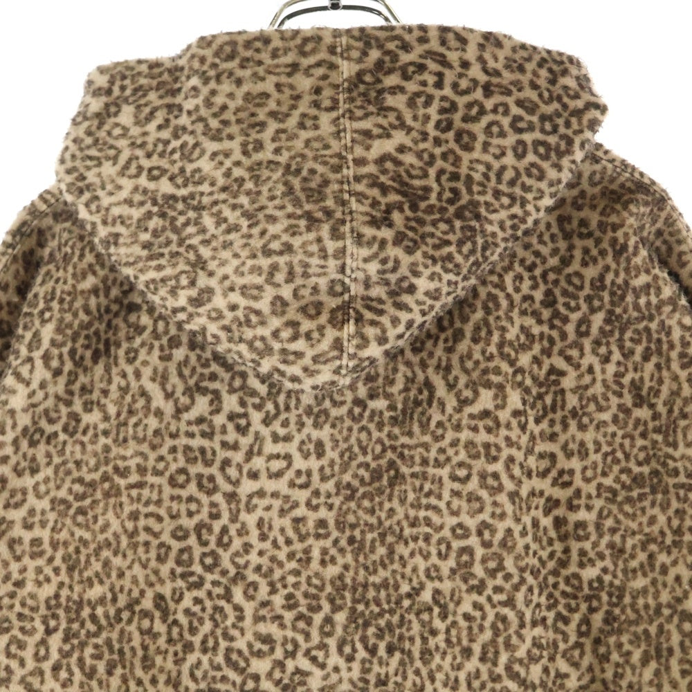 SUPREME(シュプリーム) 24AW Pilled Zip Up Hooded Sweatshirt ピルドジップアップスウェットパーカー レオパード ブラウン