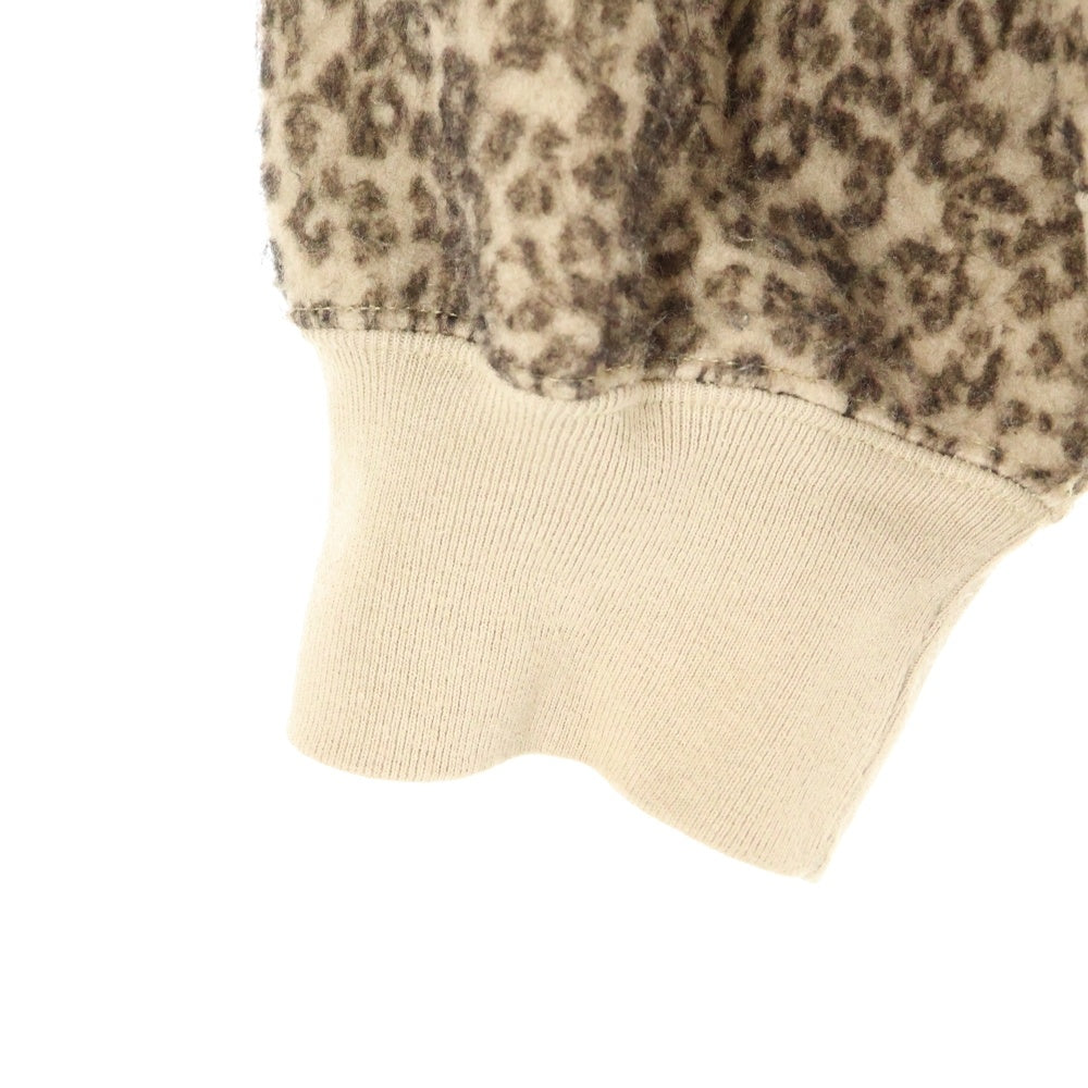 SUPREME(シュプリーム) 24AW Pilled Zip Up Hooded Sweatshirt ピルドジップアップスウェットパーカー レオパード ブラウン