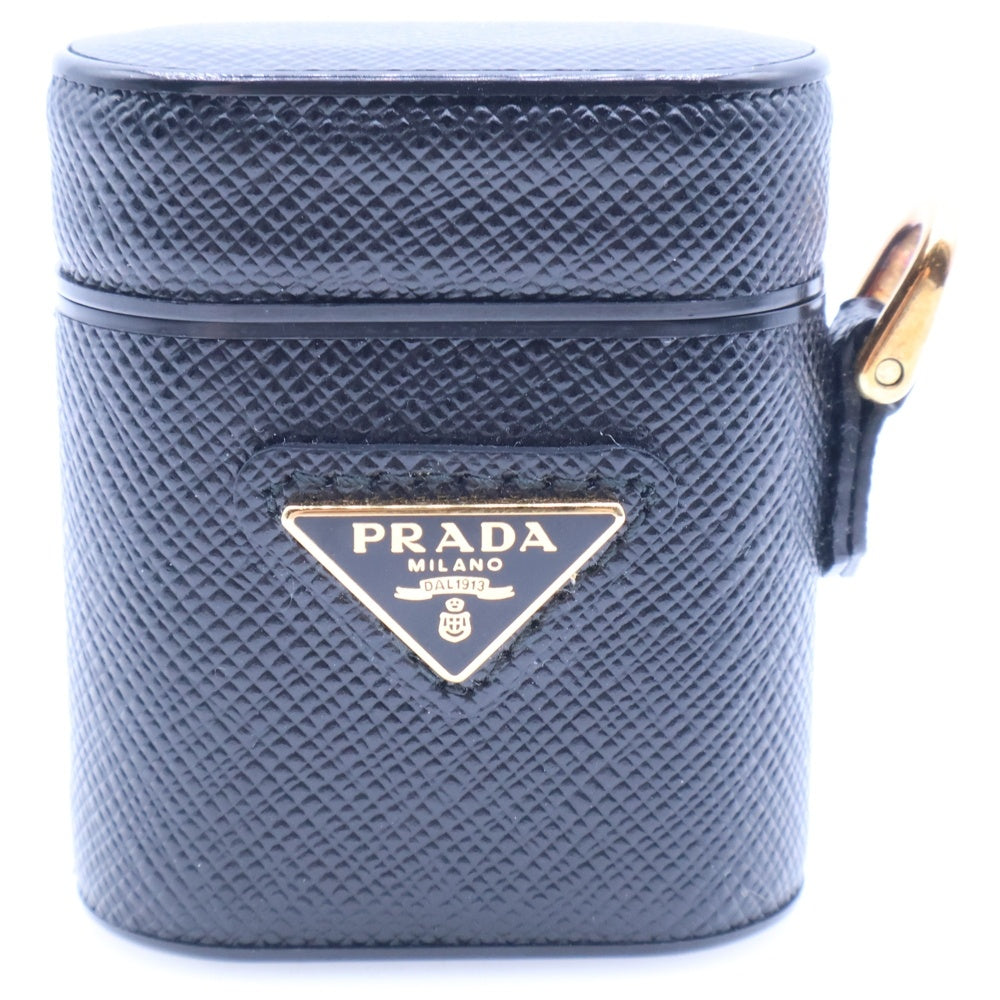 PRADA(プラダ) AIR PODS CASE エアーポッズ トライアングルロゴ ケース ブラック