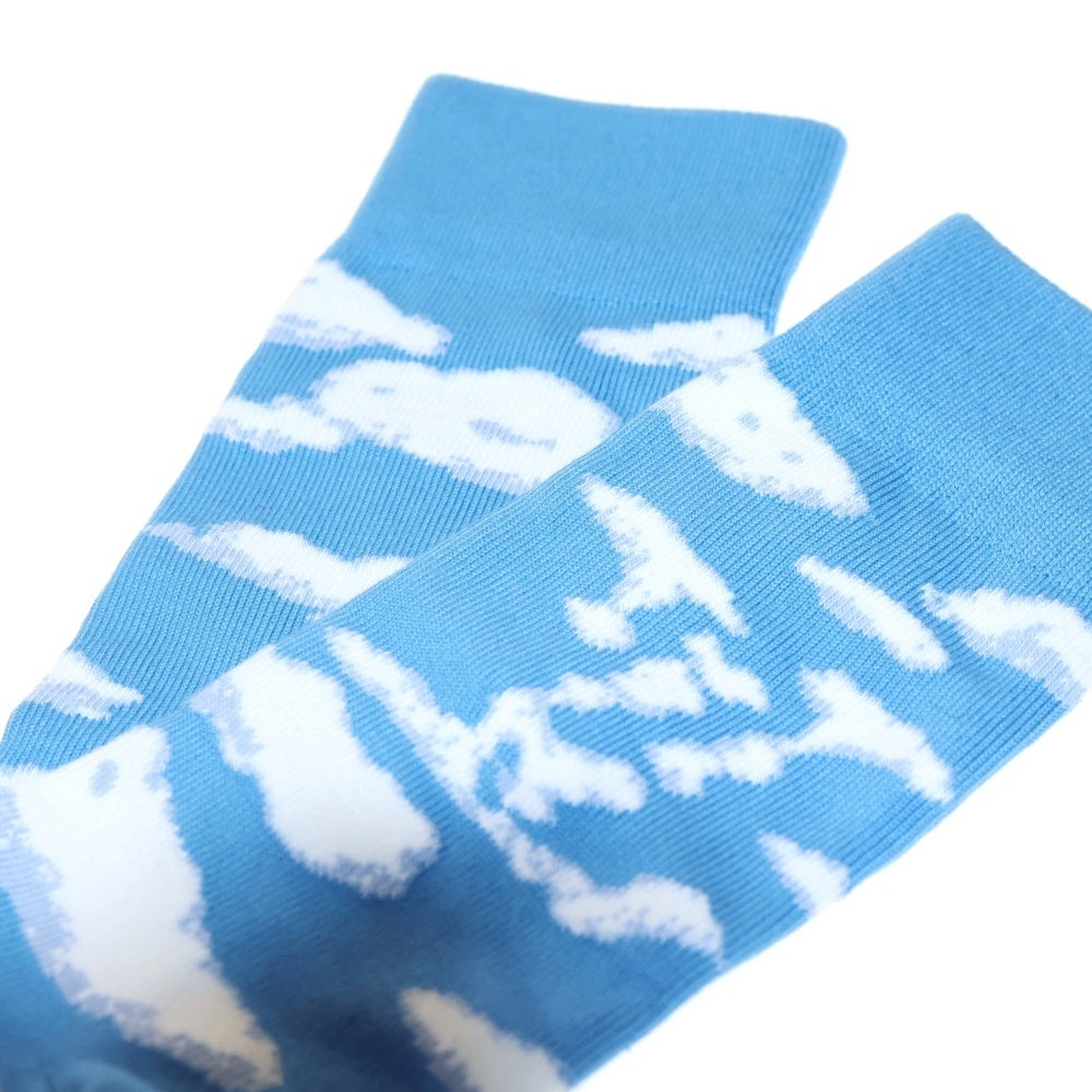 LOUIS VUITTON(ルイヴィトン) クラウドロゴ ショセット ソックス 靴下 ブルー MP3136