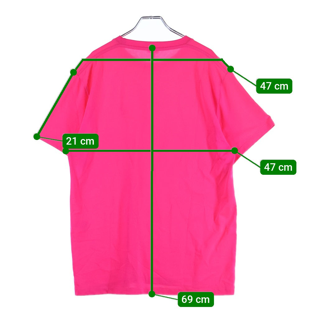 LOEWE(ロエベ) アナグラム刺繍 クルーネック 半袖Tシャツ ピンク H526Y22J47